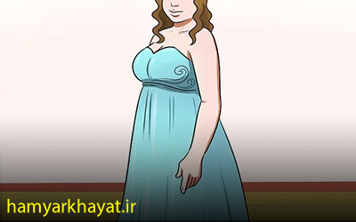 طراحی لباس مجلسی برای افراد چاق