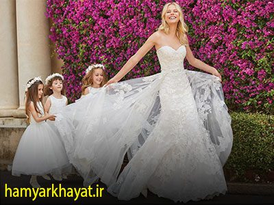 لباس عروس مناسب برای افراد لاغر