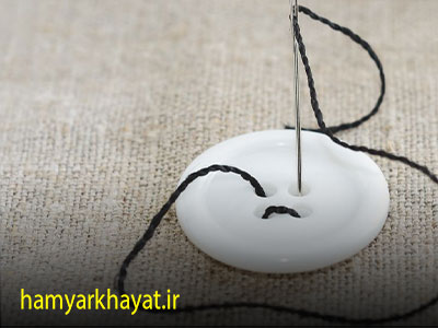 آموزش چگونگی دوختن انواع دکمه